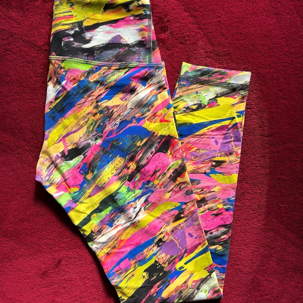 lululemon Leggings - Multicolor Abstract